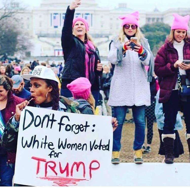 Photo from Women's March on Washington, Original Photographer unknown.