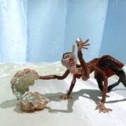 Nathalie Djurberg and Hans Berg, Still from The Soft Spot, 2021. Stop motion animation, music. 8.41 min. Courtesy the artists, Gio Marconi, Milan Lisson Gallery, London, New York, Shanghai Tanya Bonakdar Gallery, New York, Los Angeles.