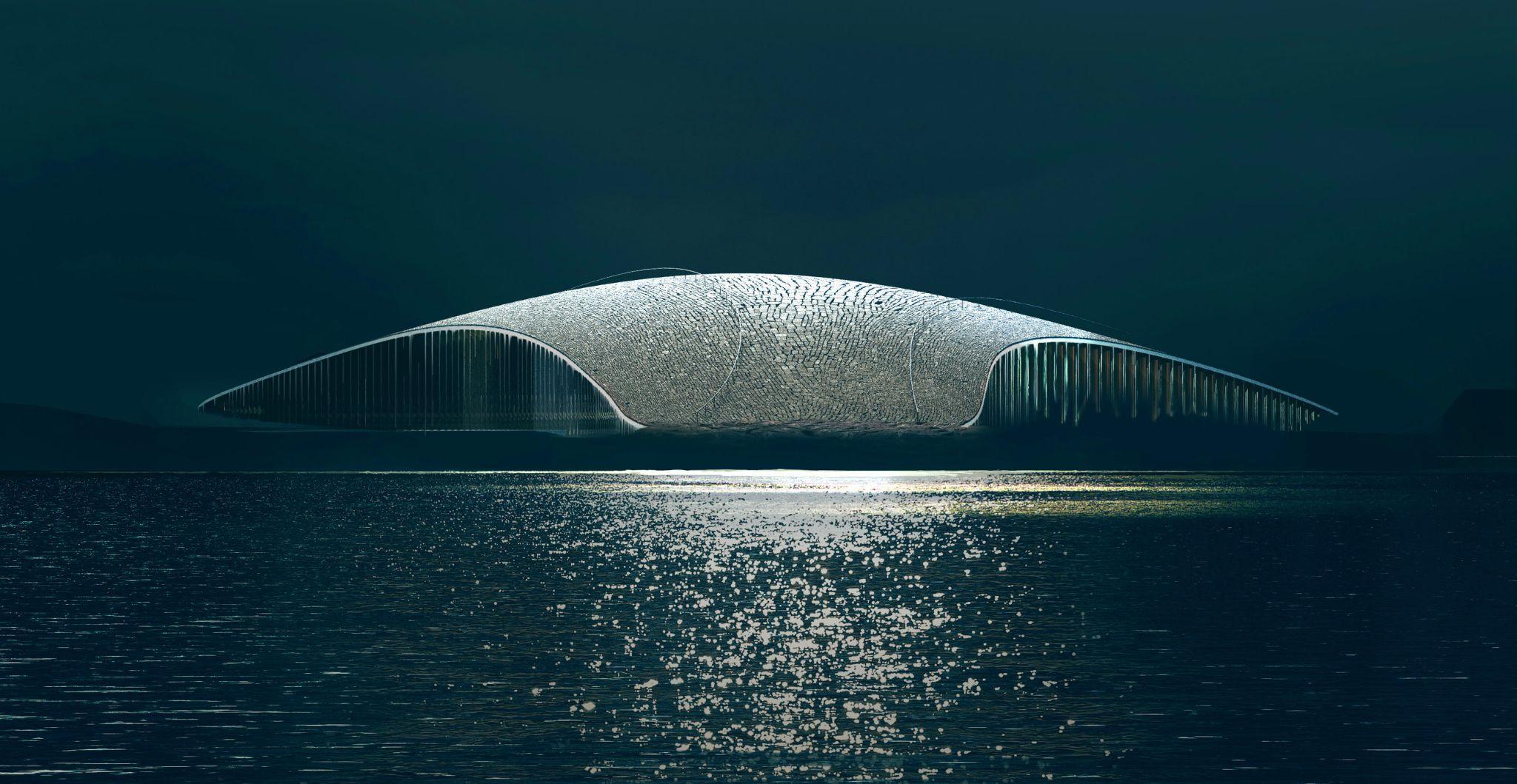 La Baleine, Norvège.  Courtoisie de l'architecte.