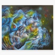 Painting by Ana Benaroya titled Kiss Me More from 2021