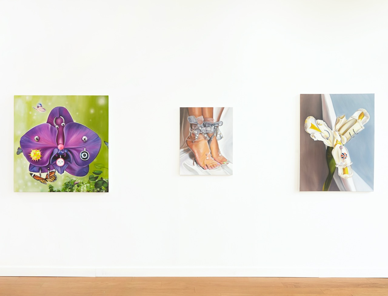 Fem. Kelly Shami. Alchemy Gallery. Triptych. 