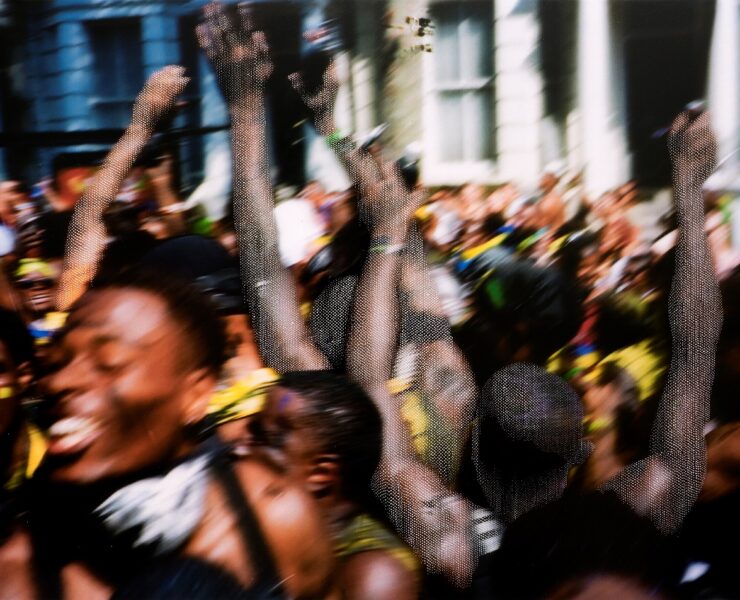 A picture containing blurry, crowd Description automatically generated