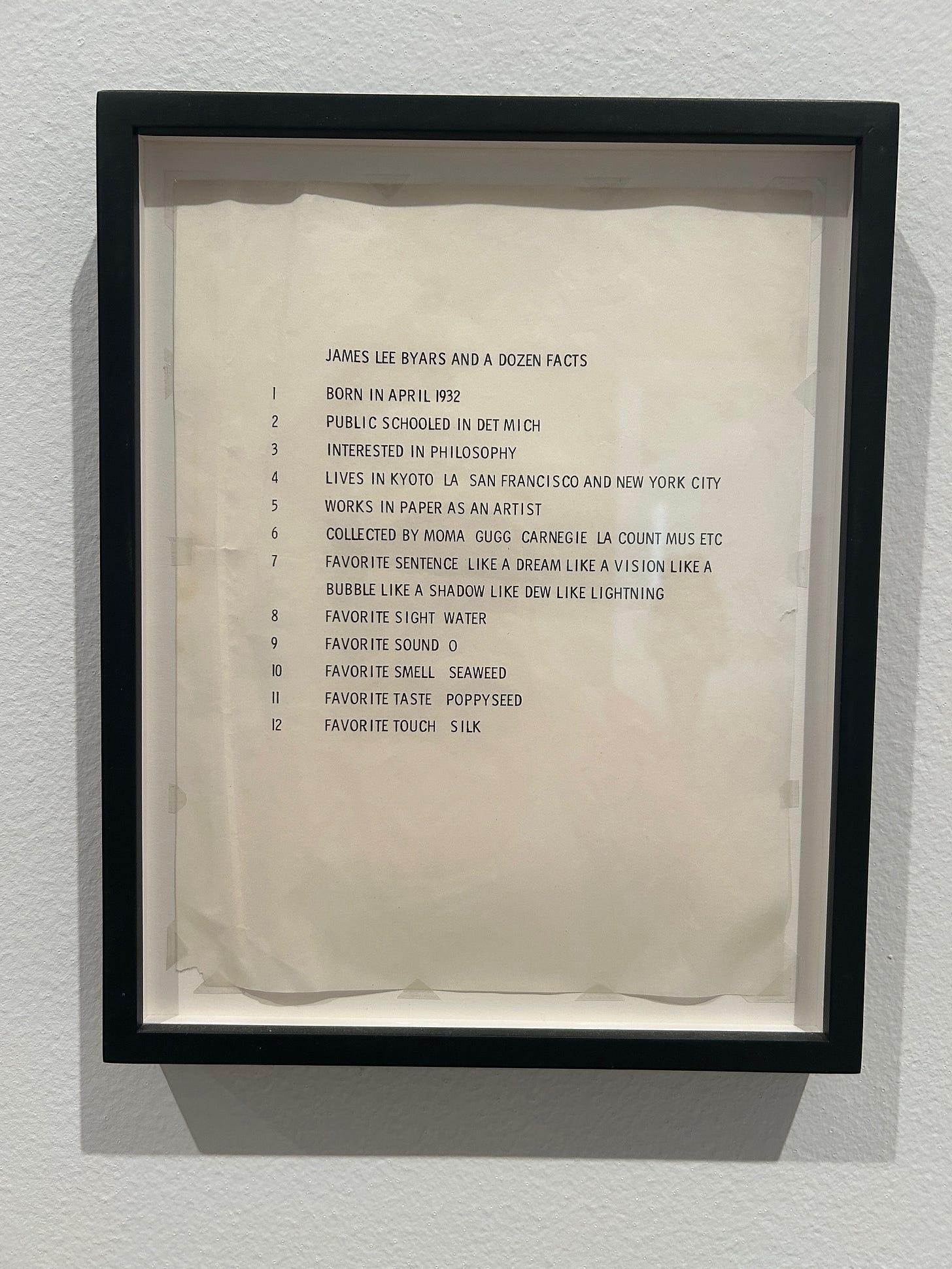 James Lee Byars