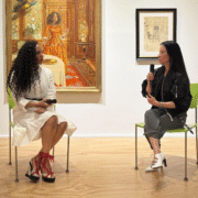 Lucy Liu and Elizabeth Colomba