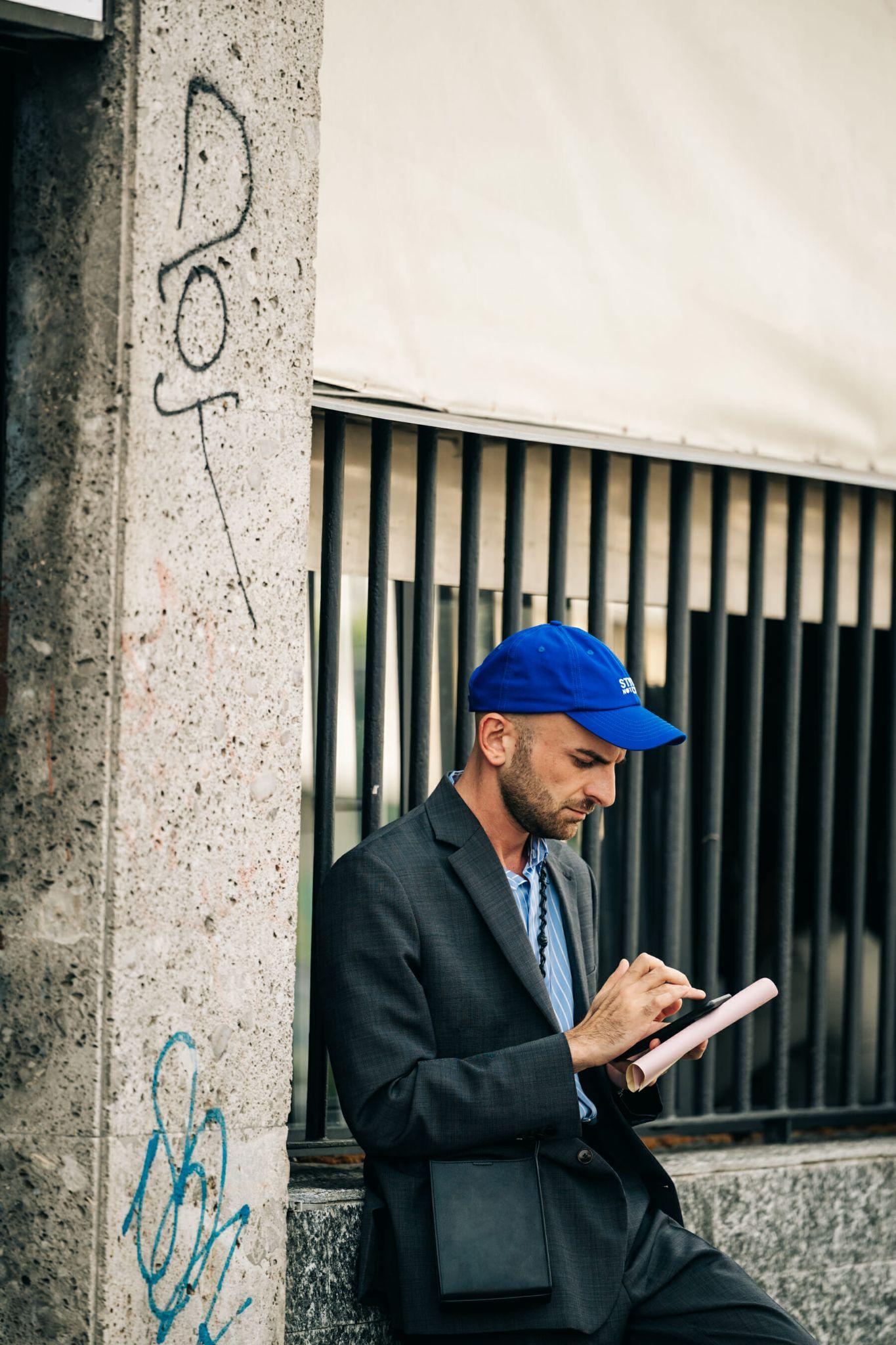 Beka Gvishiani of stylenotcom. Photographed by Adam Katz Sinding.
