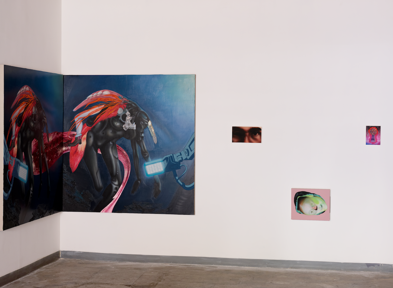 Installation view. “An Electric Dream” at Zepster Gallery. Courtesy of Nivi Shaham and Zepster Gallery.