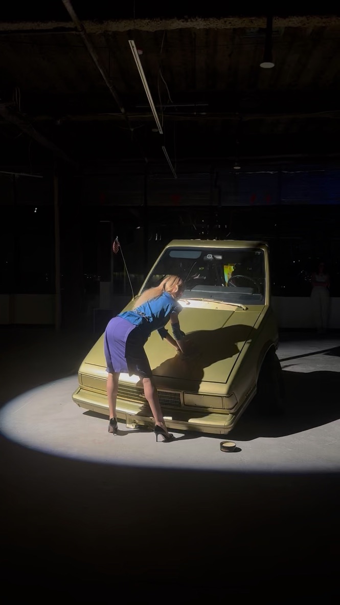 Sylvie Fleury. “Spores,” 2025. Photographed by Qingyuan Deng.AI-generated content may be incorrect.