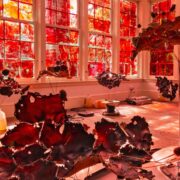 A room with a large window AI-generated content may be incorrect.