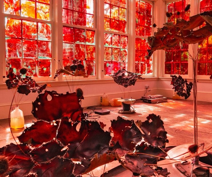 A room with a large window AI-generated content may be incorrect.