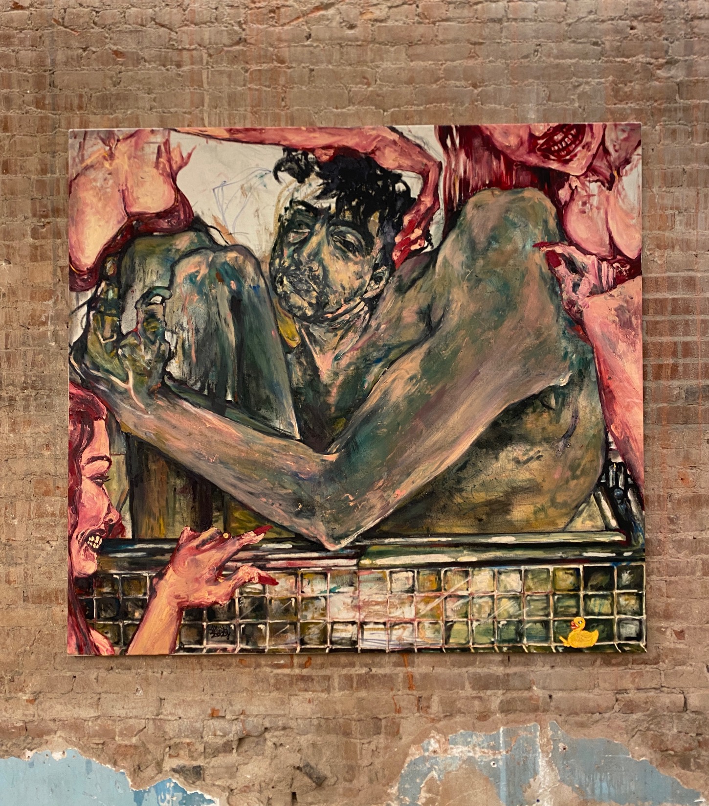 Anna Sofie Jespersen. ”Las Nanas,” 2025. Oil on canvas. Courtesy of the artist.