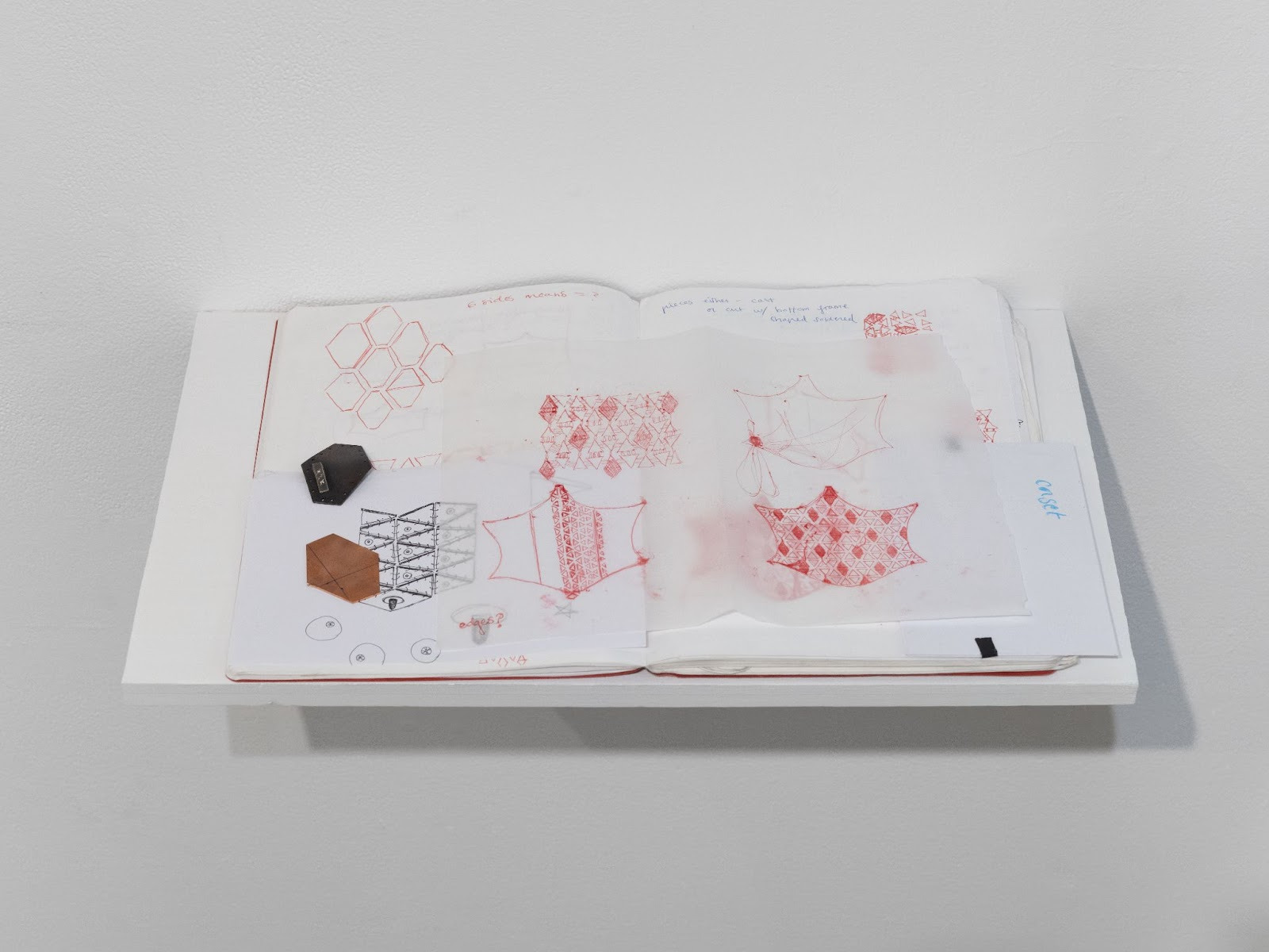 A book with drawings on it

Description automatically generated